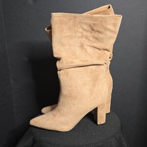 Tan Suede Women's Boots